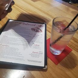 Menu and sushi list