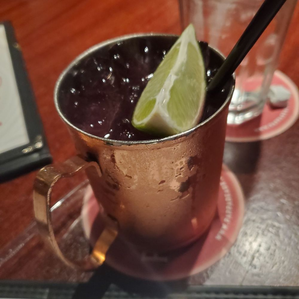 Pappadeaux Seafood Kitchen - Blueberry Mule - Seafood Near Me - Conroe, Texas Pappadeaux Seafood Kitchen - Blueberry Mule - Seafood Near Me - Conroe, Texas