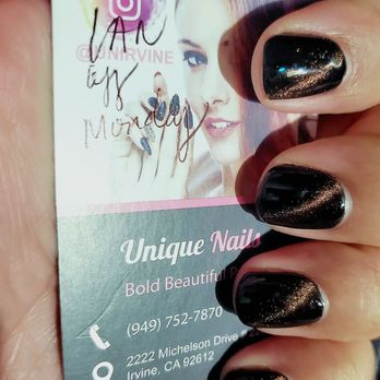 Unique Nails - Magnetic gel manicure by Lan - Nail Salons Near Me - Irvine, California