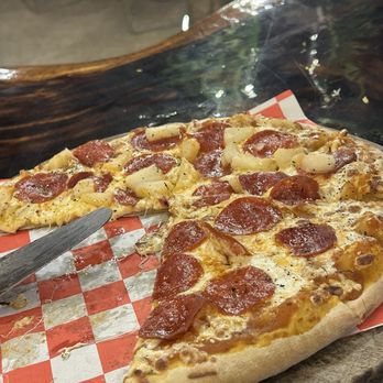 Roots - Pepperoni pizza - Pizza Near Me - Holbox, ROO Roots - Pepperoni pizza - Pizza Near Me - Holbox, ROO