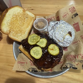 Sonny's BBQ - Rib sandwich special - Barbeque Near Me - Winter Park, Florida