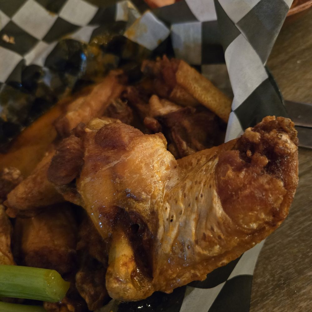 Indian Falls Log Cabin Restaurant - extra double wing - Burgers Near Me - Corfu, New York Indian Falls Log Cabin Restaurant - extra double wing - Burgers Near Me - Corfu, New York