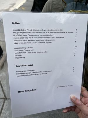 Menu photo 7 Cicada Coffee Bar Cambridge, MA