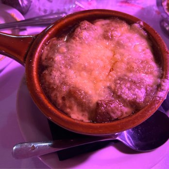 Beef 'N Bottle - French onion soup. - Steakhouses Near Me - Charlotte, North Carolina