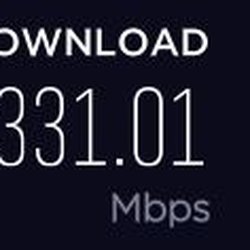 Shaw Communications - Speed Test Time: 2100 hrs.