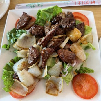 A Dong - Shaken Beef was Delicious! Super Juicy and Tender, with great Flavor! I get it every-time we visit. - Vietnamese Near Me - Selma, Texas