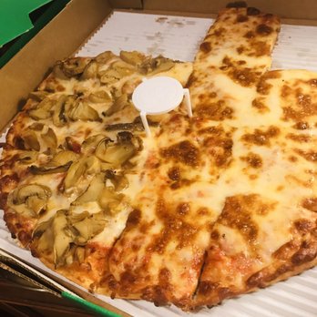 Marco's Pizza - Half cheese and half mushroom - Pizza Near Me - Wake Forest, North Carolina