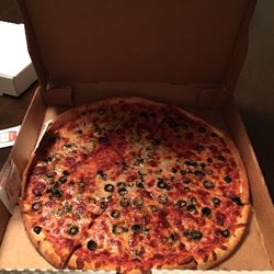 All Nite Pizza, Wings and Subs - Large 14" -Cheese and Black Olives
