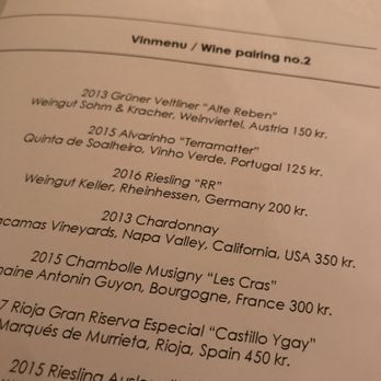 Restaurant AOC - Part of the wine pairing list - Danish Near Me - Copenhagen, 84