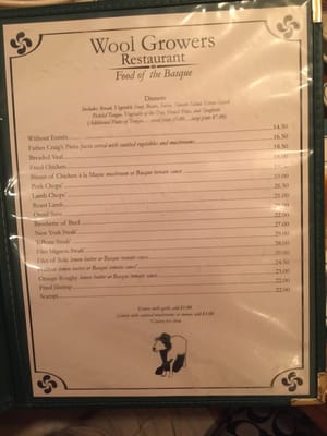 Menu photo 7 Wool Growers Restaurant Bakersfield, CA Menu photo 7 Wool Growers Restaurant Bakersfield, CA