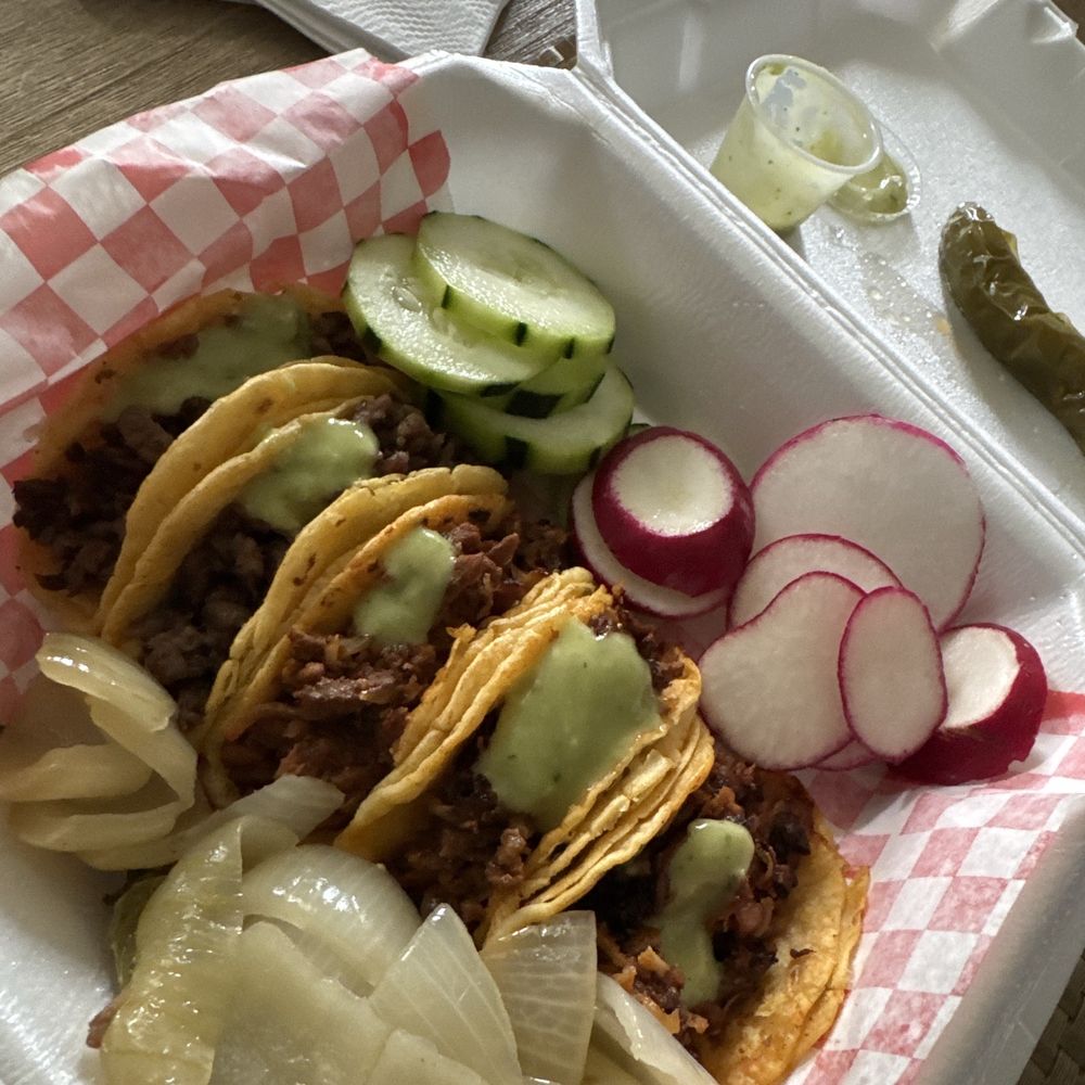 Charging the same for smaller tacos..so sad but this's the last time I buy from this place. Charging the same for smaller tacos..so sad but this's the last time I buy from this place.