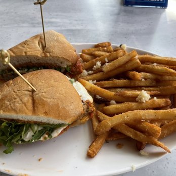Skybox Taphouse - Meatball sandwich with garlic fries - Pizza Near Me - Honolulu, Hawaii Skybox Taphouse - Meatball sandwich with garlic fries - Pizza Near Me - Honolulu, Hawaii