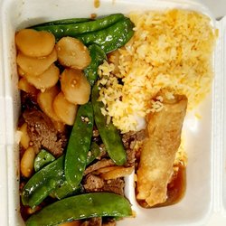 Lung Fung Chinese Restaurant - Beef with snow peas.