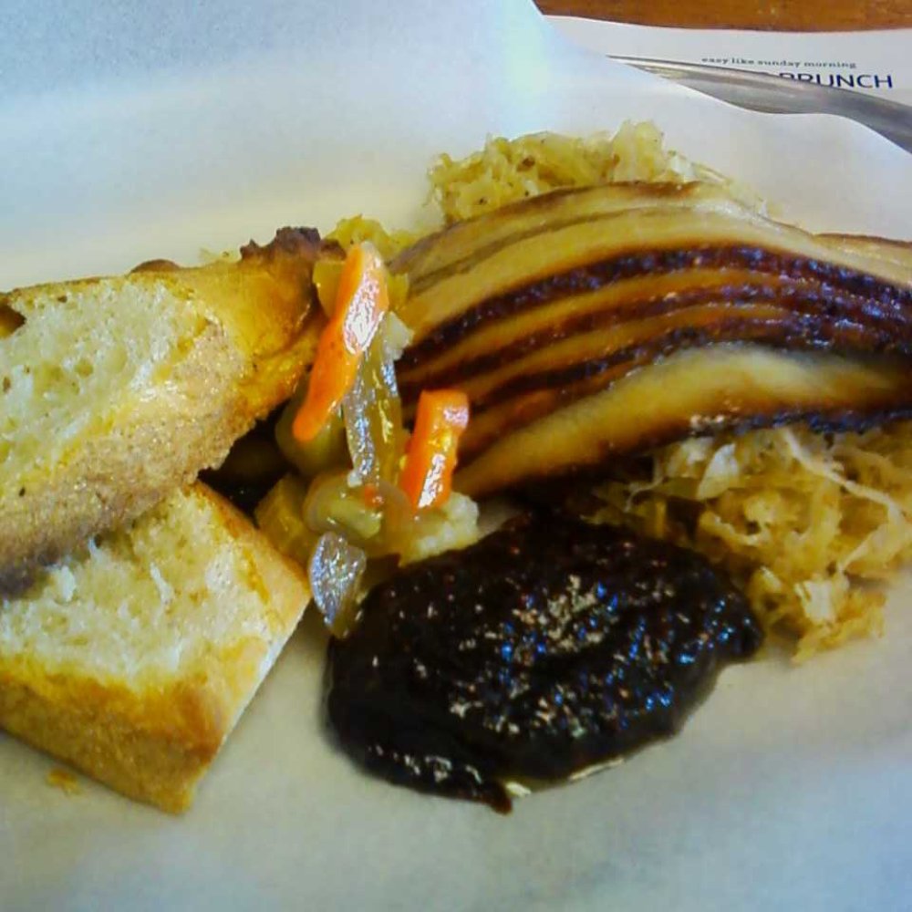 Salume Beddu - Braised Pork Belly with Sauerkraut, Gardinara, Fig Compote - Delis Near Me - Saint Louis, Missouri Salume Beddu - Braised Pork Belly with Sauerkraut, Gardinara, Fig Compote - Delis Near Me - Saint Louis, Missouri