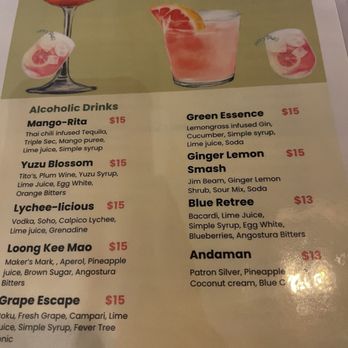 Hommali Thai Dining - Cocktail Menu - Thai Near Me - Gaithersburg, Maryland Hommali Thai Dining - Cocktail Menu - Thai Near Me - Gaithersburg, Maryland