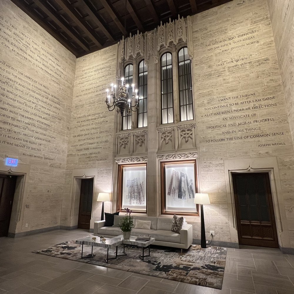 Tribune Tower - interior - Local Flavor Near Me - Chicago, Illinois Tribune Tower - interior - Local Flavor Near Me - Chicago, Illinois