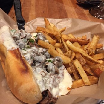Cheddar's Scratch Kitchen - Philly cheese with fries. - Comfort Food Near Me - Ocala, Florida Cheddar's Scratch Kitchen - Philly cheese with fries. - Comfort Food Near Me - Ocala, Florida
