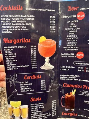 Menu photo 5 Los Colegas El Paso, TX