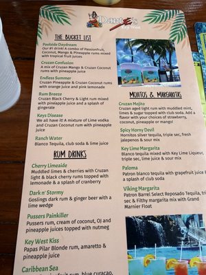 Menu photo 1 Dante's Restaurant & Pool Bar Key West, FL Menu photo 1 Dante's Restaurant & Pool Bar Key West, FL