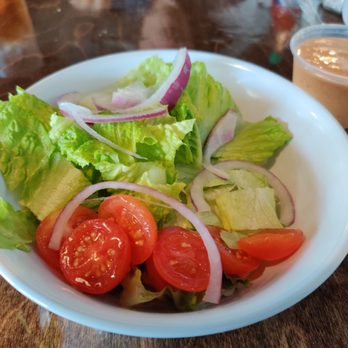 Jed's Local Restaurant & Bar - Salad with your daily special. Highly recommend the remoulade dressing! - Seafood Near Me - Baton Rouge, Louisiana