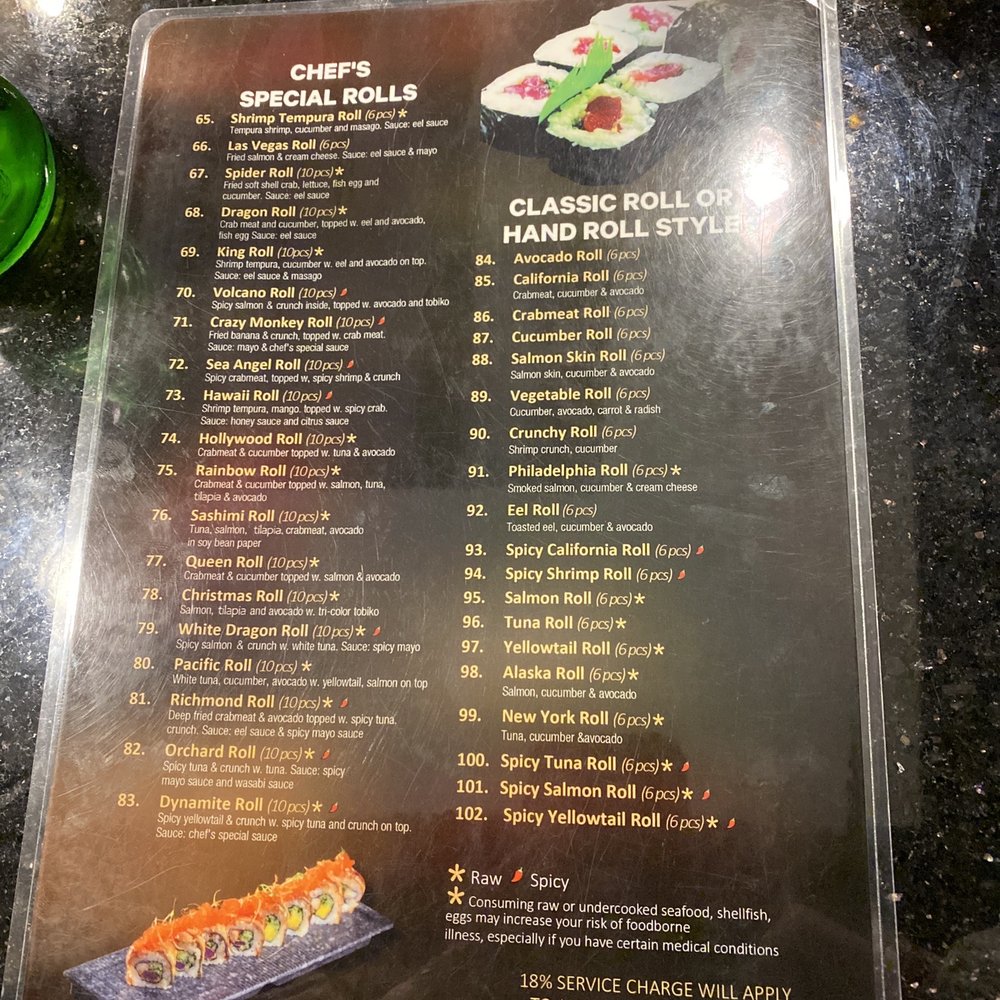 Kings Sushi - Sushi menu - Sushi Bars Near Me - Charleston, South Carolina