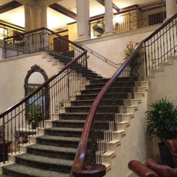 TPC Sawgrass - Main stairway inside clubhouse where they have all kinds of ballrooms & banquet space - Golf Near Me - Ponte Vedra Beach, Florida