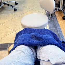 BayB Nail Spa - Wonderful warm wraps with the pedicure