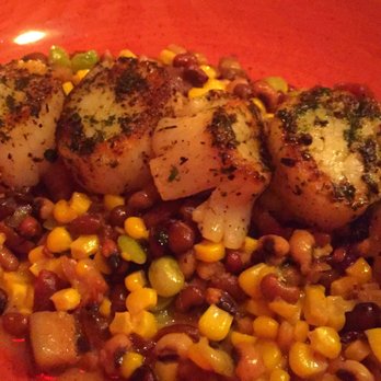 Grace & Grit - Scallops with boiled peanut succotash. - Southern Near Me - Mount Pleasant, South Carolina Grace & Grit - Scallops with boiled peanut succotash. - Southern Near Me - Mount Pleasant, South Carolina