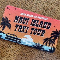 Maui Island Taxi Tours - Business Card