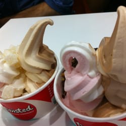 Twisted Frozen Yoghurt - Cheekie Chocci + Wild Thing + Choc Brownie + Mochi