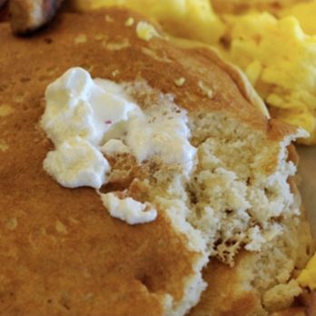 Denny's - Looks like someone took a bite or threw it - Diners Near Me - Rancho Cordova, California Denny's - Looks like someone took a bite or threw it - Diners Near Me - Rancho Cordova, California