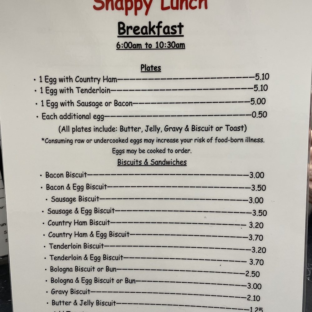 Snappy Lunch - Sandwiches Near Me - Mt Airy, North Carolina Snappy Lunch - Sandwiches Near Me - Mt Airy, North Carolina