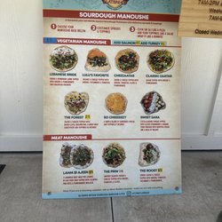 The Flying Flatbread - Flatbread Menu