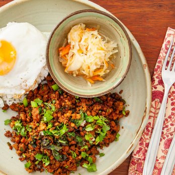 Lami by Mama Linda's - a plate of rice, fried egg, and vegetables - Filipino Near Me - Toronto, Ontario Lami by Mama Linda's - a plate of rice, fried egg, and vegetables - Filipino Near Me - Toronto, Ontario