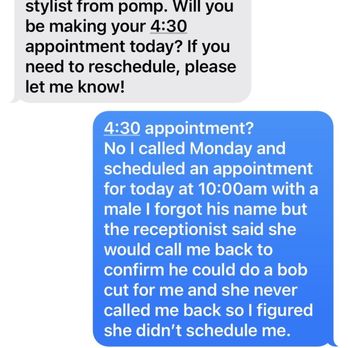 Pomp Salon - Very unprofessional and I never got a response to my text. - Hair Salons Near Me - Stockton, California