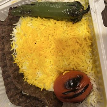 Cafe Du Liban - Beef Koobideh Plate - Middle Eastern Near Me - Tarzana, California
