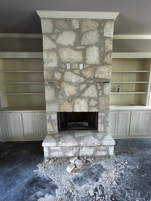 Custom Fireplaces & Chimneys - Gather year-round around a beautiful stone fireplace. Indoors or out, nothing draws people together like a handcrafted fireplace or chimney. We build with meticulous attention to both appearance and function, so your fireplace heats efficiently and becomes the stunning focal point of your living space.
Spark up your next family moment! Call now to get started. Custom Fireplaces & Chimneys - Gather year-round around a beautiful stone fireplace. Indoors or out, nothing draws people together like a handcrafted fireplace or chimney. We build with meticulous attention to both appearance and function, so your fireplace heats efficiently and becomes the stunning focal point of your living space.
Spark up your next family moment! Call now to get started.