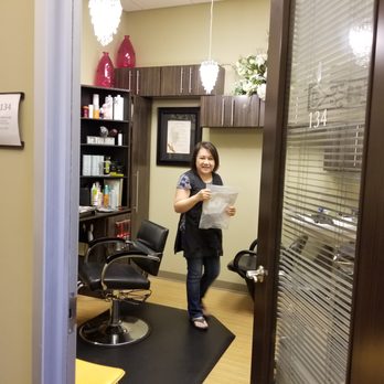 Eunice's Salon - Eunice in her salon - Hair Salons Near Me - Plano, Texas