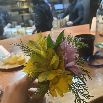 Surrell - Mini bouquet made by chef's mom - Caterers Near Me - Seattle, Washington
