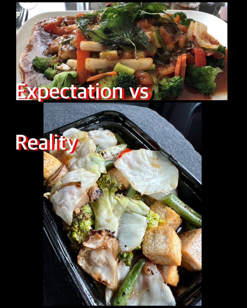 Food from Ban Thai Restaurant