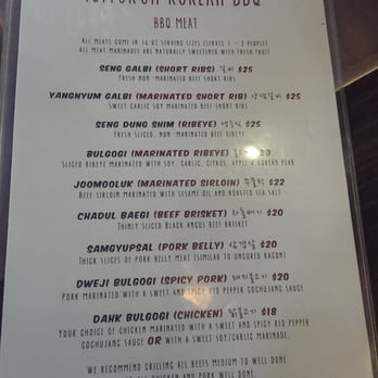 Tomukun Korean Barbeque - Bbq menu - Korean Near Me - Ann Arbor, Michigan Tomukun Korean Barbeque - Bbq menu - Korean Near Me - Ann Arbor, Michigan