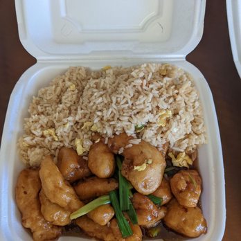 Dragon Palace - a close up of a take out box of food - Chinese Near Me - Seward, Nebraska