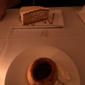 Roots Steakhouse - Butter came and carrot cake. - Steakhouses Near Me - Summit, New Jersey
