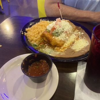 Blue Cactus Cantina - Beef chimichanga. - Mexican Near Me - Commerce Charter Township, Michigan