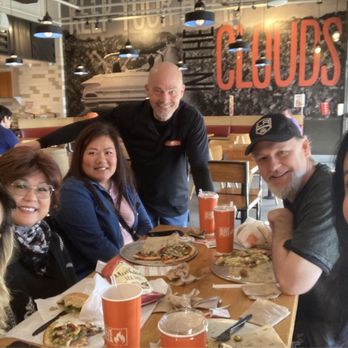 Blaze Pizza - With Yelp fam V & Ray meeting friends Janet & Amy and the man behind the magic. - Pizza Near Me - Temecula, California