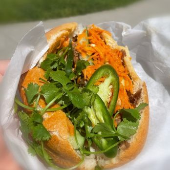 Phi Long Sandwich - #4. Bánh Mì Gà (chicken) $7.99 / with drink $10.99 - Sandwiches Near Me - San Francisco, California Phi Long Sandwich - #4. Bánh Mì Gà (chicken) $7.99 / with drink $10.99 - Sandwiches Near Me - San Francisco, California