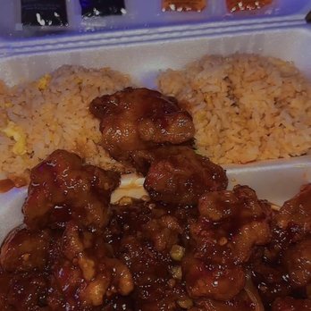Royal Chopstix - C8. Orange Chicken F2. Plain Fried Rice - Chinese Near Me - Irving, Texas