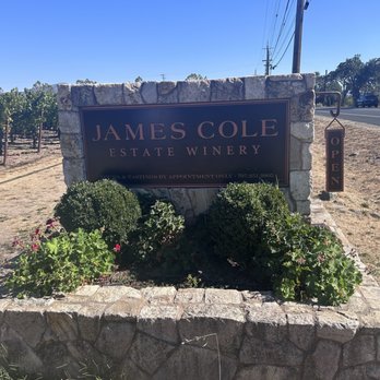 James Cole Winery - Entrance to vineyard sign! - Wineries Near Me - Napa, California