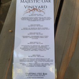 Tasting card for 10/04/22