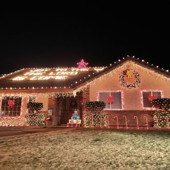 Candy Cane Lane - Took my toddlers to see the lights :) - Festivals Near Me - Lancaster, California